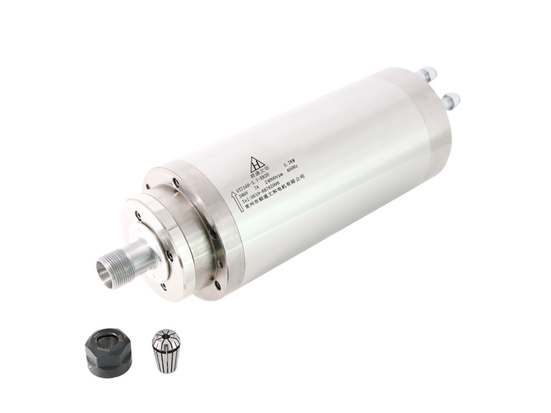 380V 3.7kW Water Cooled ER20 400Hz Spindle Motor
