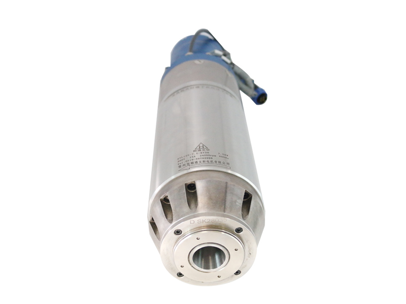 7.5kW 自动换刀水冷 BT30 电主轴 带小气缸
